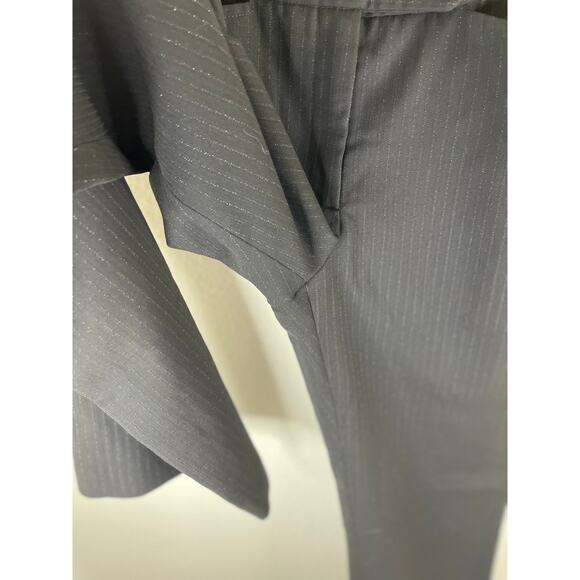 BCBG MAX AZRIA Black Pinstripe Dress Pants - Picture 6 of 6